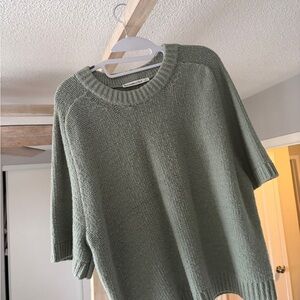 Abercrombie & Fitch Olive Crew Neck Sweater